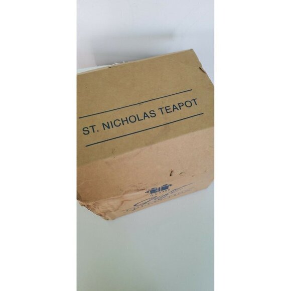 2001 "St. Nicholas" Teapot In Box Santa Claus Avon Christmas Gift Collec… - Picture 8 of 9